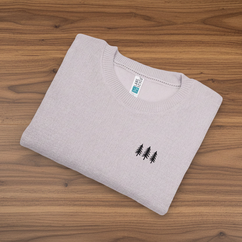 Pine Embroidered Crewneck Sweatshirt