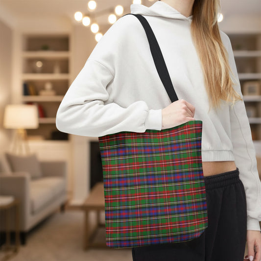 Christmas Plaid Tote Bag