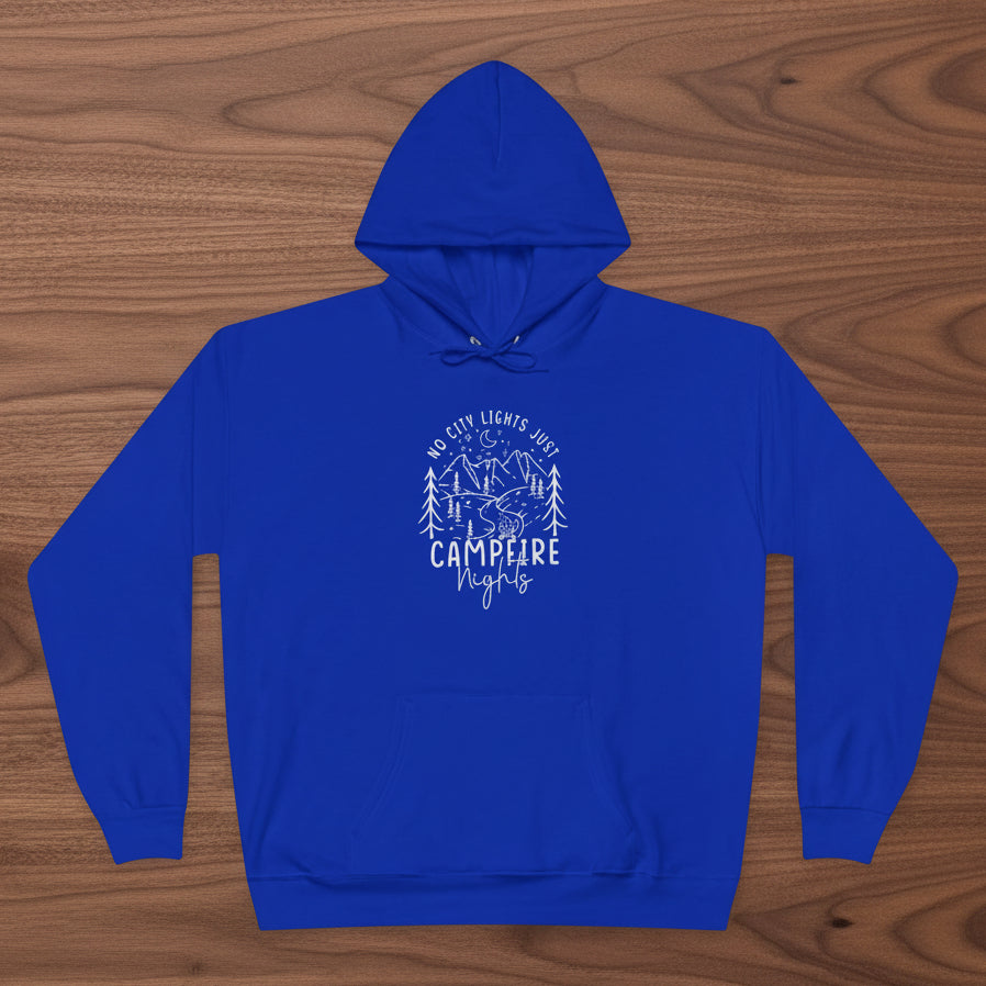 No City Lights Just Campfire Nights Hoodie