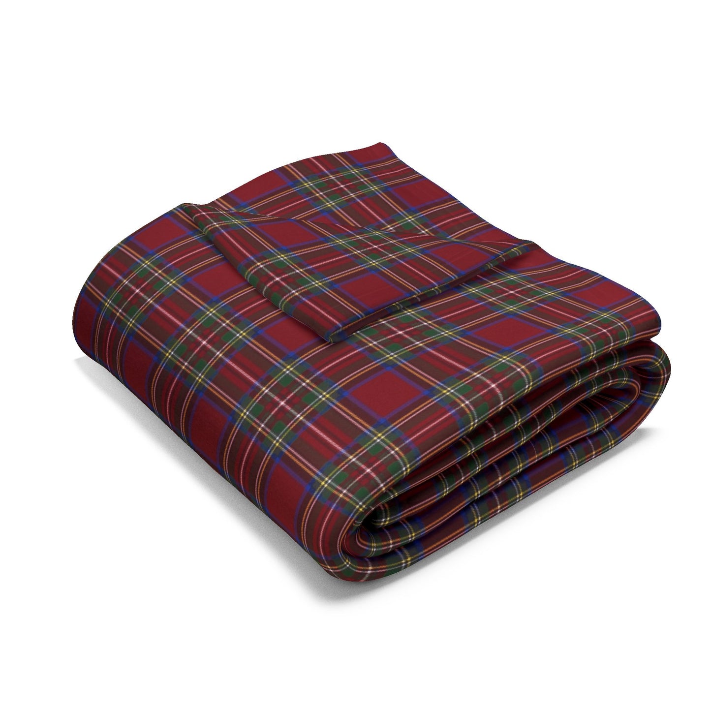 Christmas Eve Plaid Arctic Fleece Blanket