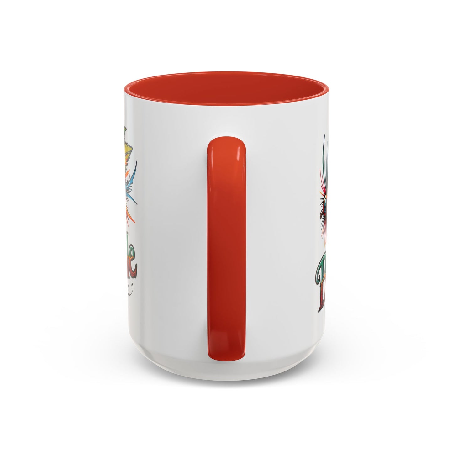Fishing Lure “Bite Me” 15oz Accent Coffee Mug