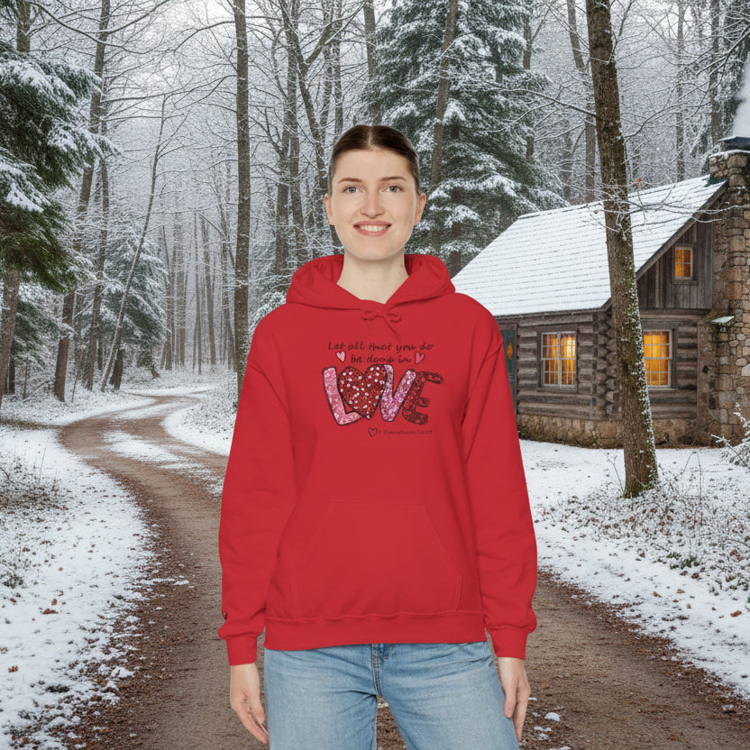 All Things in Love Valentine Hoodie