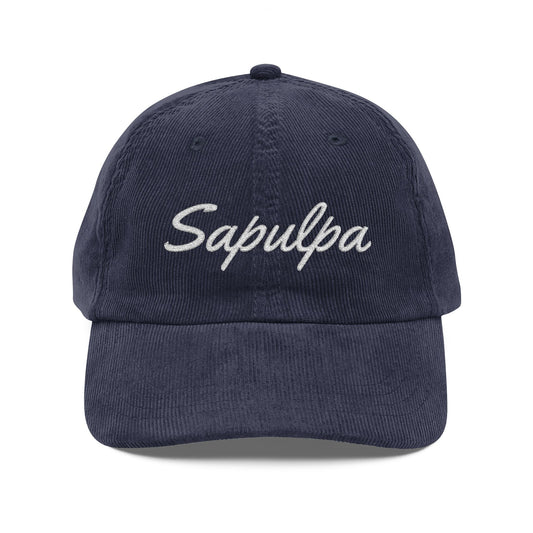 Sapulpa Embroidered Corduroy Baseball Cap