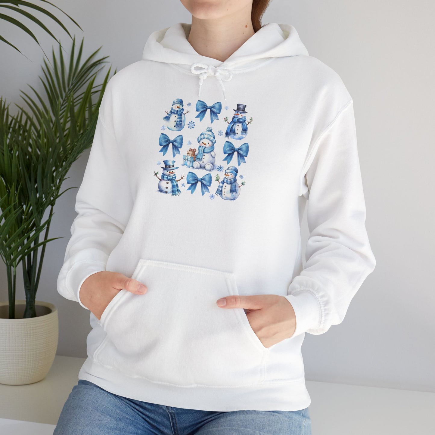 Coquette Winter Snowman Hoodie