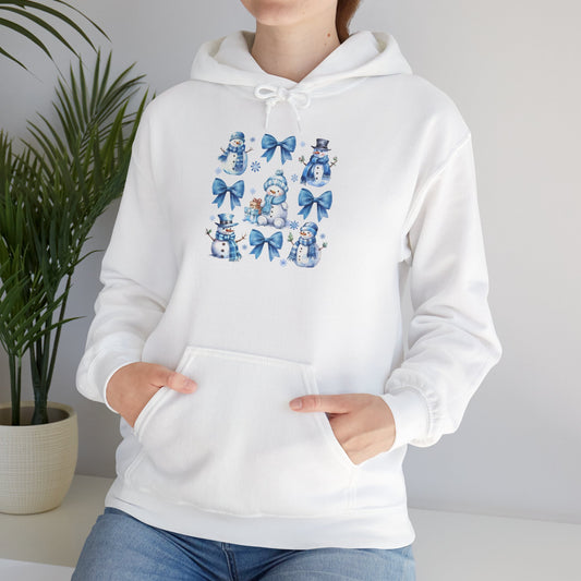 Coquette Winter Snowman Hoodie