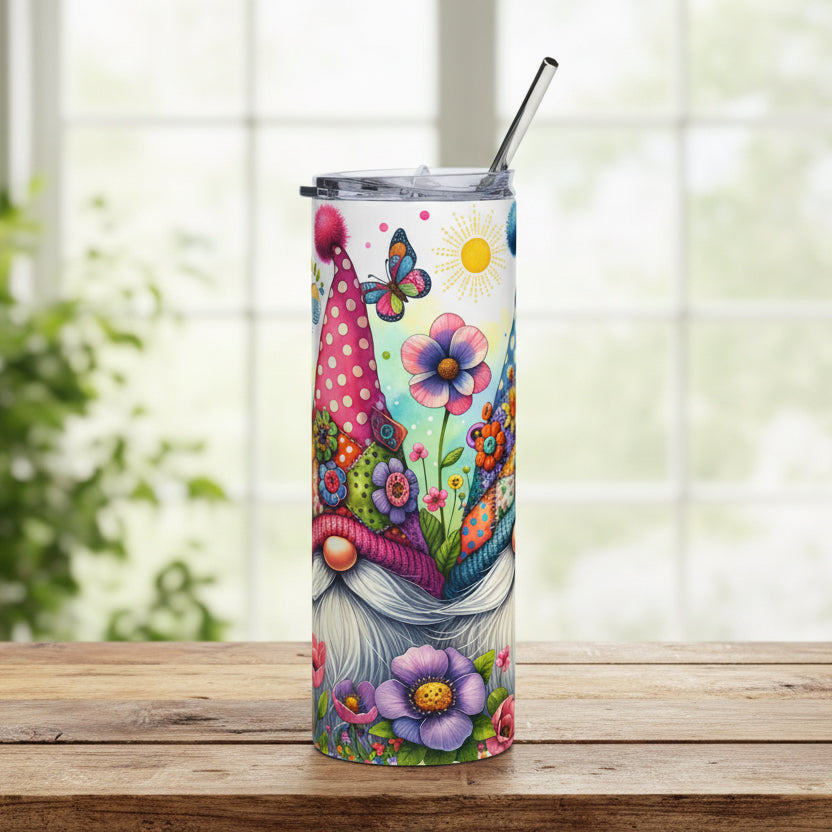 Spring Gnome's 20oz Stainless Steel Tumbler