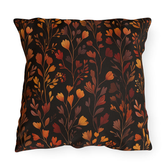Autumn Floral Outdoor Pillow