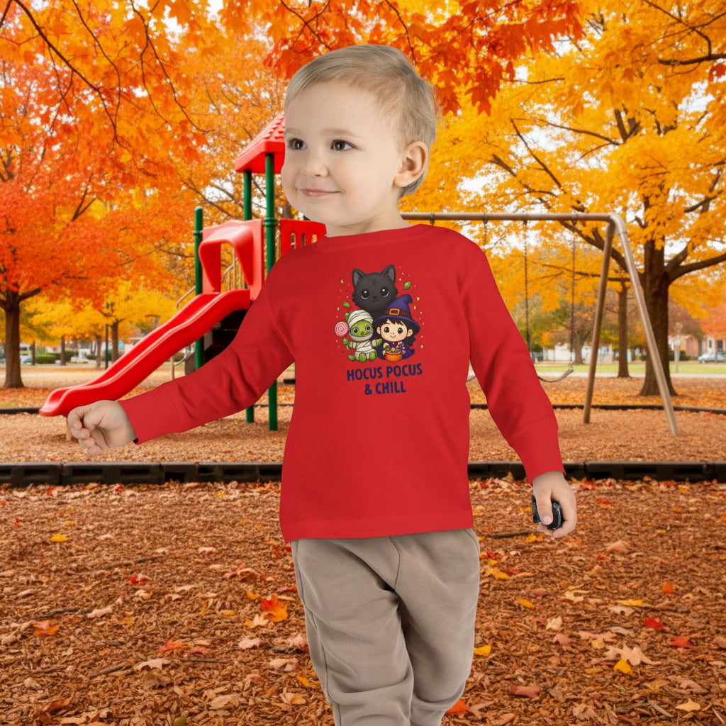 Hocus Pocus & Chill Toddler Long Sleeve T-shirt