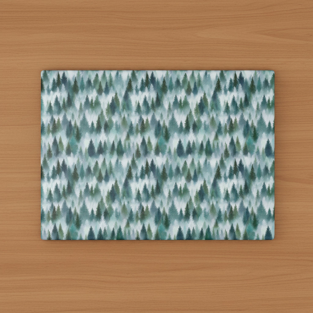 Forest Pines Glass Cutting Board