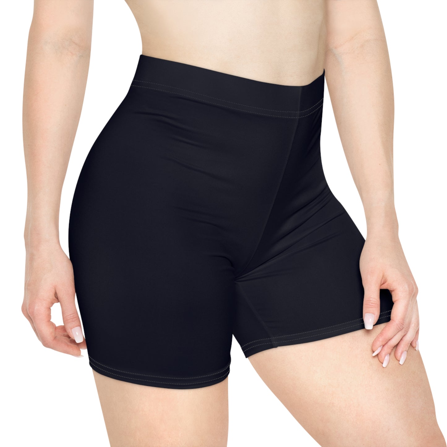 Wildwood Valley Blue Women's Athletic Shorts | Cycling & Workout Shorts