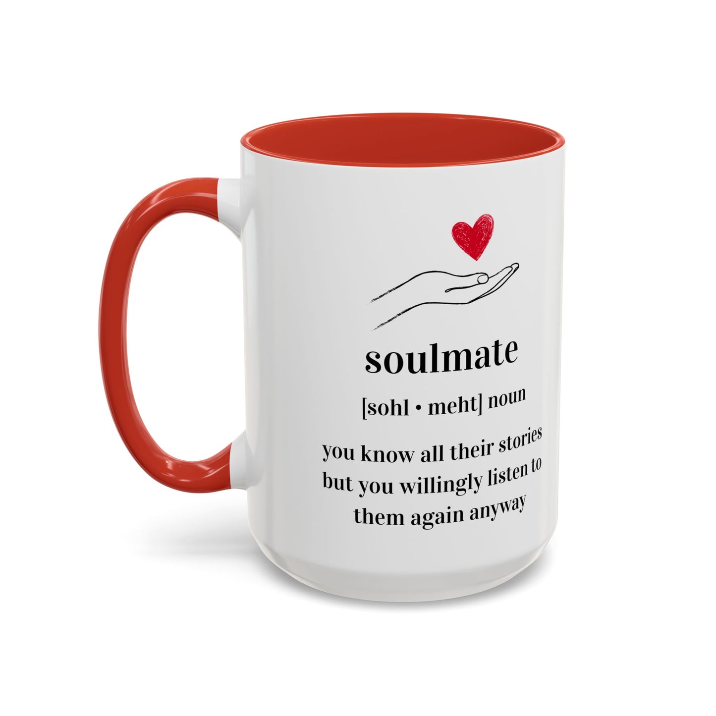 Soulmate Definition Accent Coffee Mug