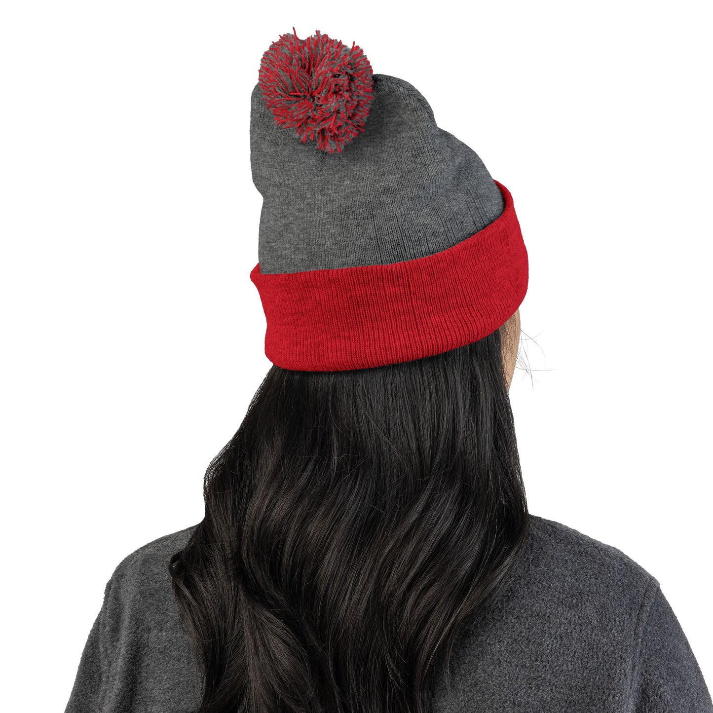 Oklahoma Embroidered Pom-Pom Knit Cap — Oklahoma Beanie for Fans