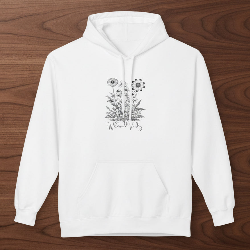 Wildwood Valley Floral Sketch Hoodie