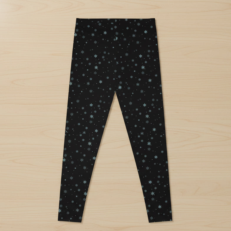 Midnight Snowflake Leggings