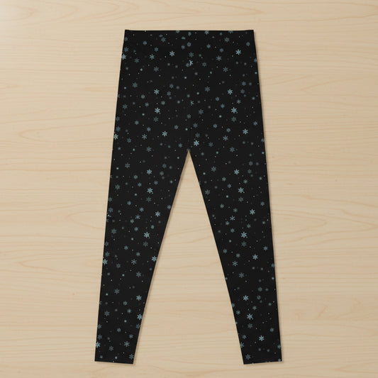 Midnight Snowflake Leggings
