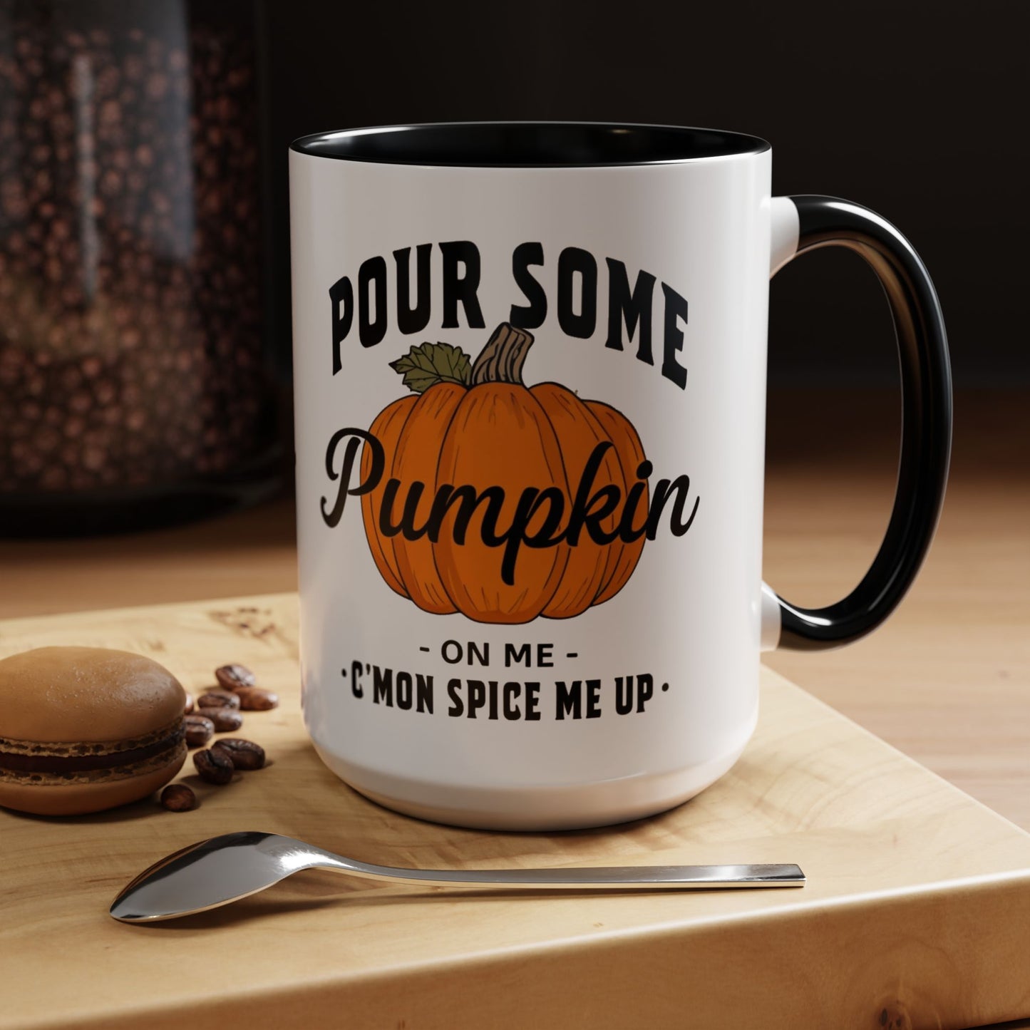 Pour Some Pumpkin on Me Accent Mug