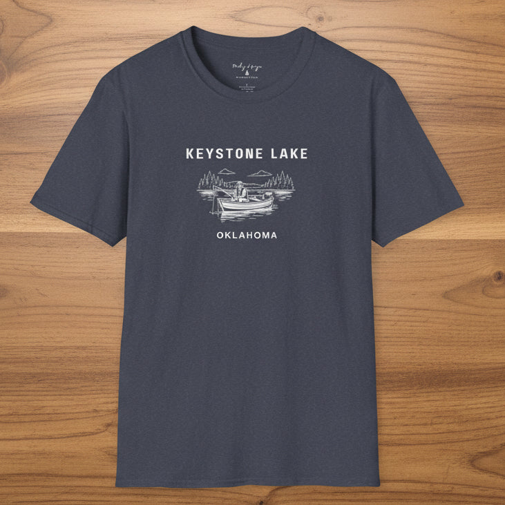 Keystone Lake Oklahoma Soft Style T-Shirt