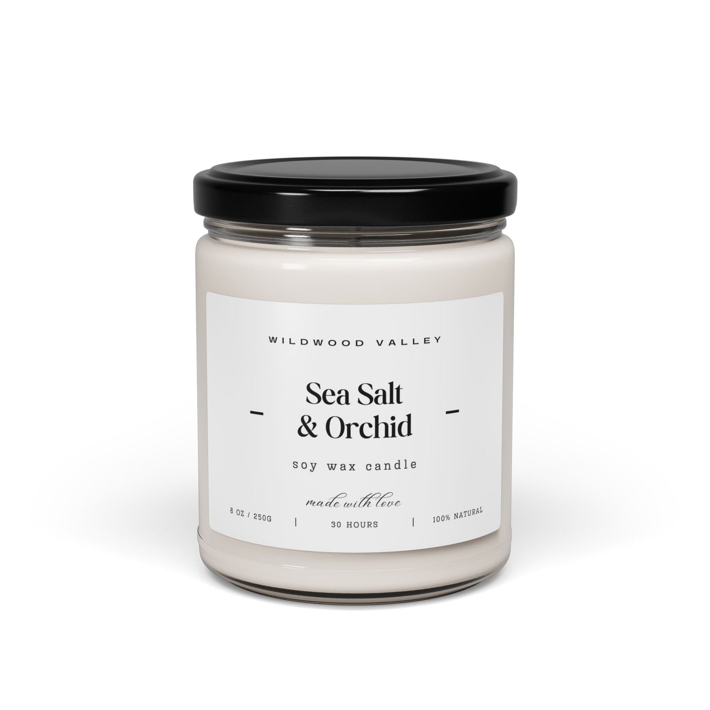 Sea Salt & Orchid 9oz Scented Soy Candle