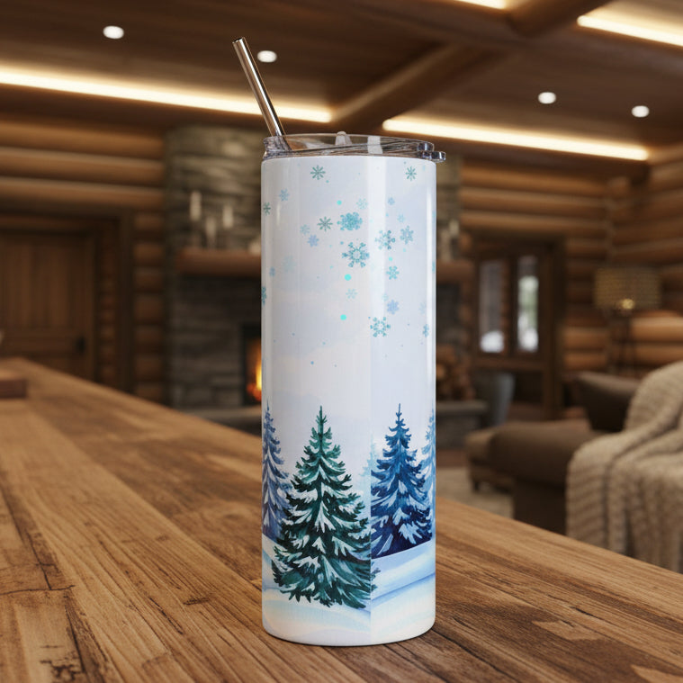 Winter Forest 20oz Stainless Steel Tumbler