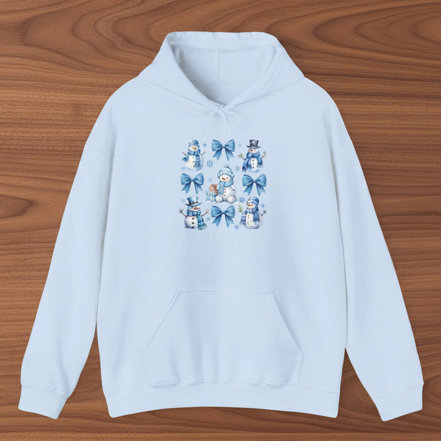 Coquette Winter Snowman Hoodie