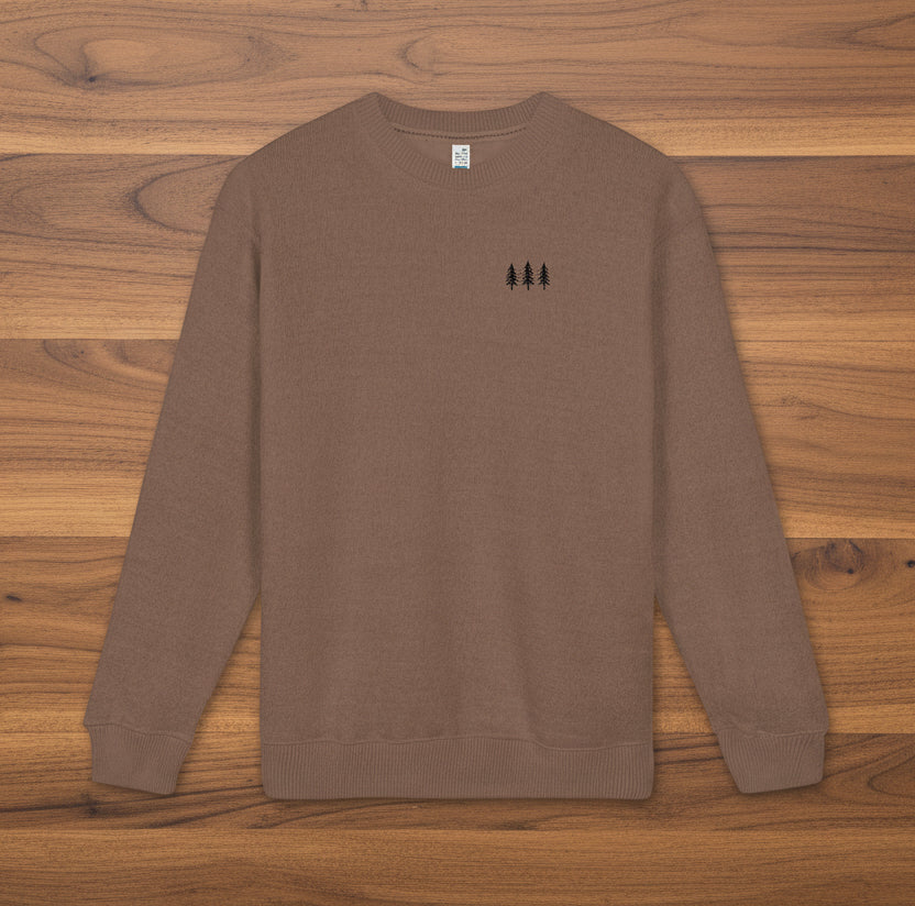 Pine Embroidered Crewneck Sweatshirt