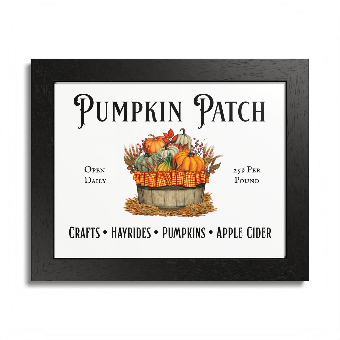 Pumpkin Patch – Autumn Harvest Wall Art