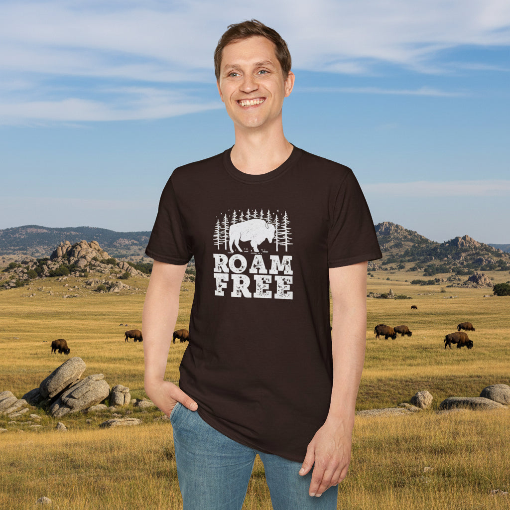 Roam Free Bison T-Shirt