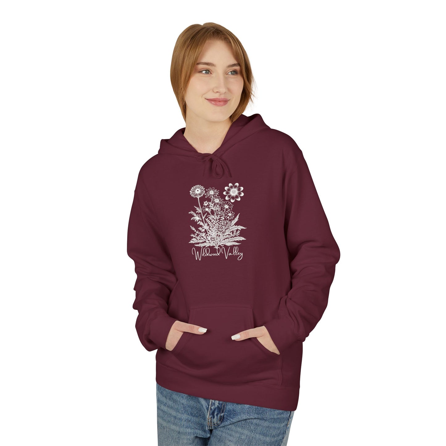 Wildwood Valley Floral Sketch Hoodie