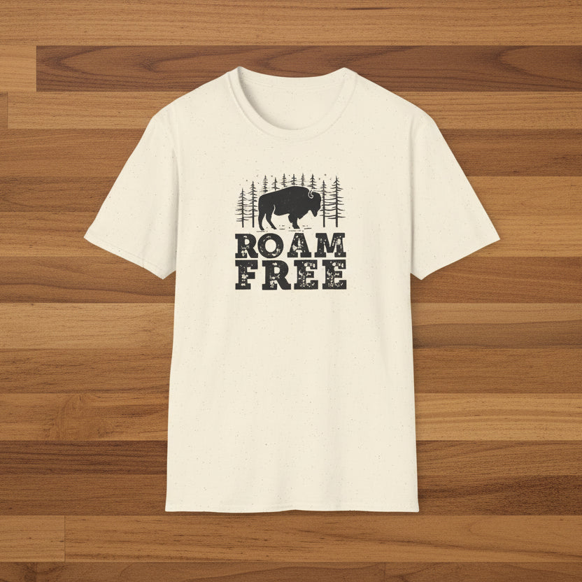 Roam Free Bison T-Shirt