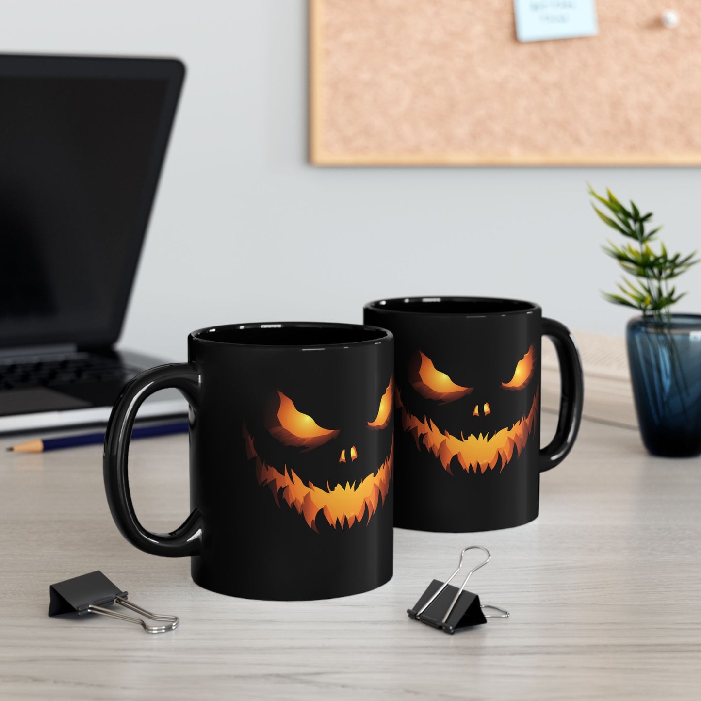 Spooky Jack-O'-Lantern Black Mug 11oz or 15oz