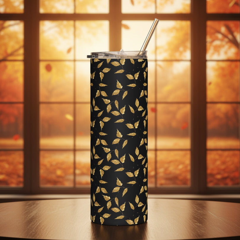Golden Leaves 20oz Stainless Steel Insulated Travel Mug