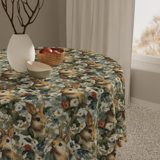 Woodland Bunnies Tablecloth
