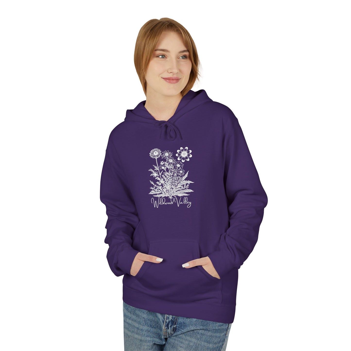 Wildwood Valley Floral Sketch Hoodie