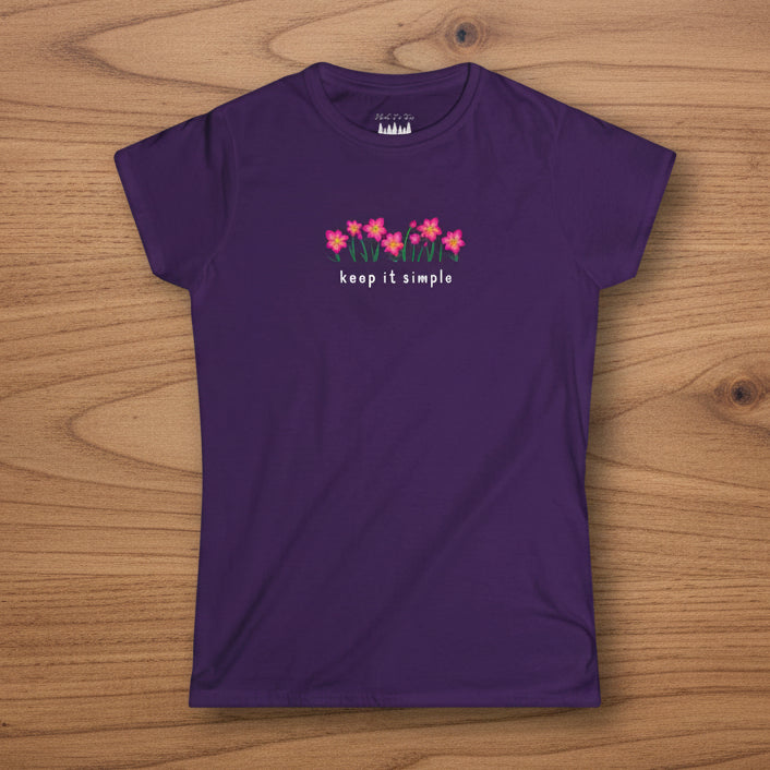 Keep It Simple Floral Tee