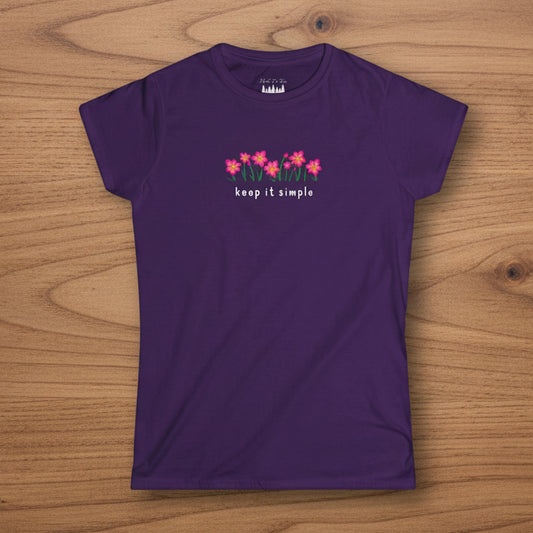 Keep It Simple Floral Tee