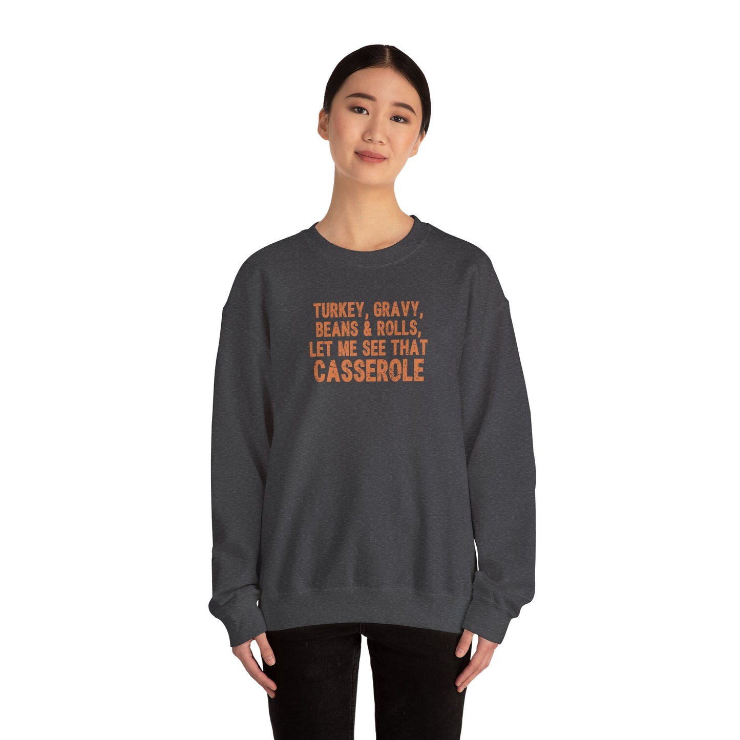 Turkey, Gravy, Beans & Rolls Crewneck Sweatshirt