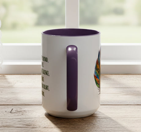 Listen to the Wind 15oz Accent Mug
