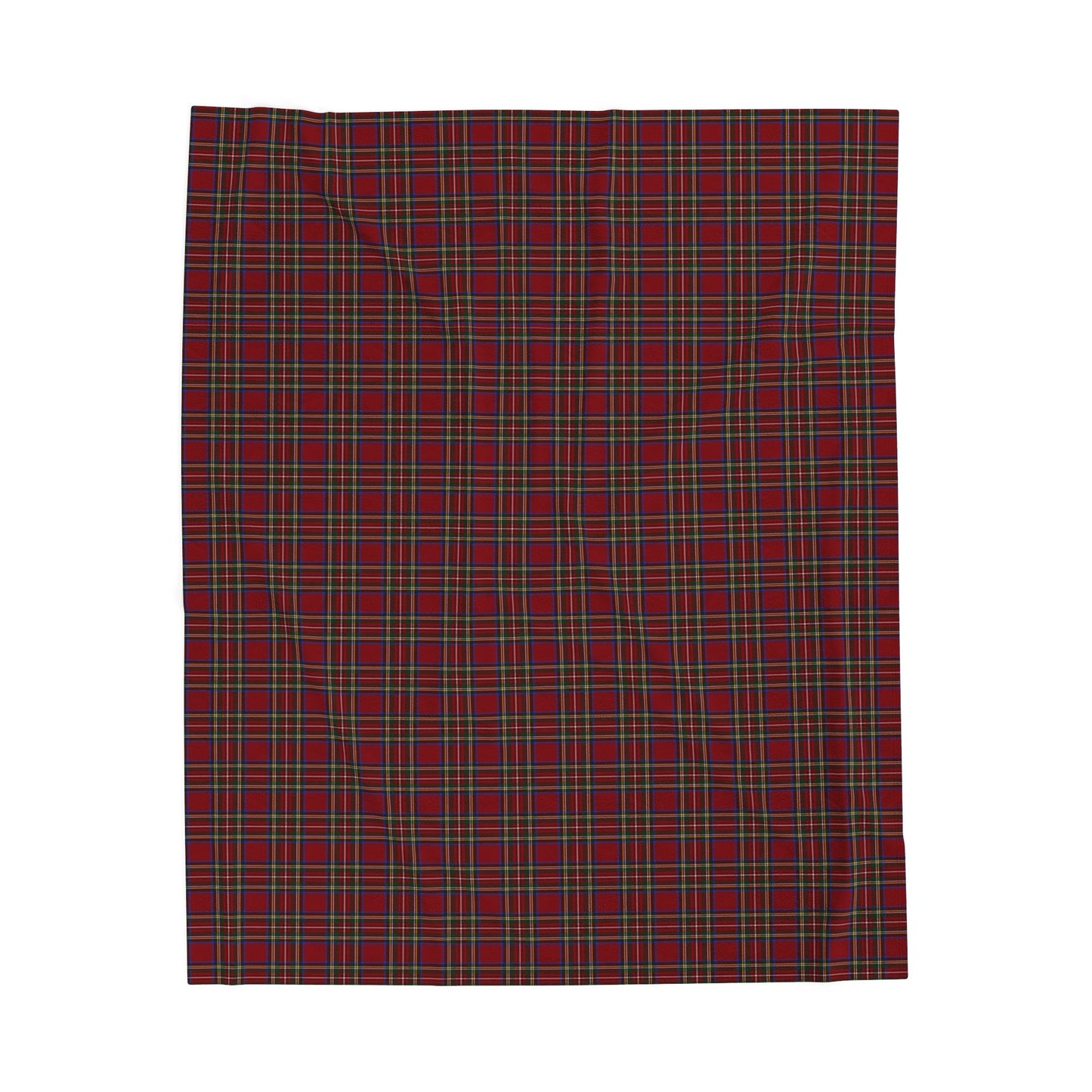 Christmas Eve Plaid Velveteen Plush Blanket