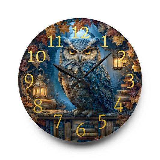 The Wise Old Owl Clock