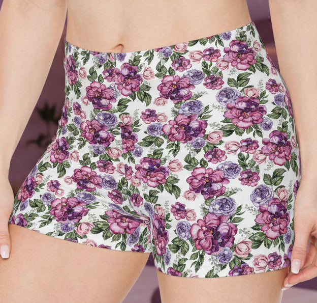 Watercolor Roses Women's Shorts