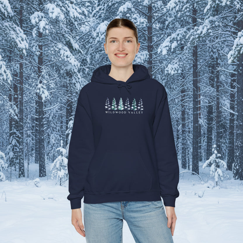 Wildwood Valley Winter Woodland Hoodie