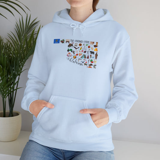 Oklahoma Adventure Map Hoodie