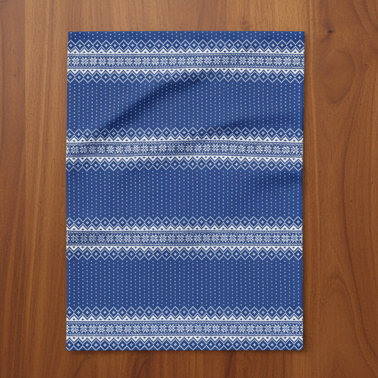 Blue Snowflake Arctic Fleece Blanket