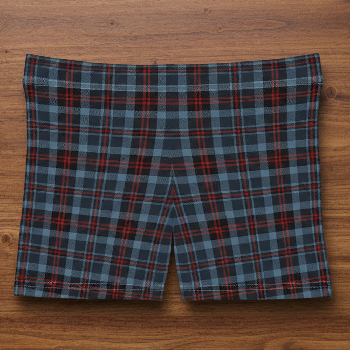 Highland Hearth Blue Plaid Women's Shorts