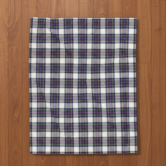Winter Orchard Plaid Velveteen Plush Blanket