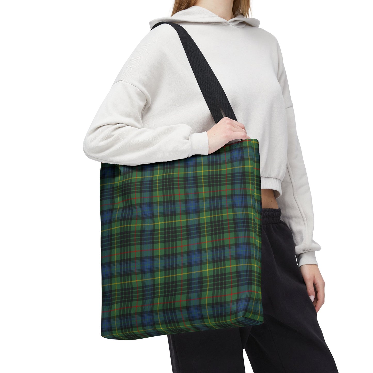 Aberdeen Meadow Plaid Tote Bag