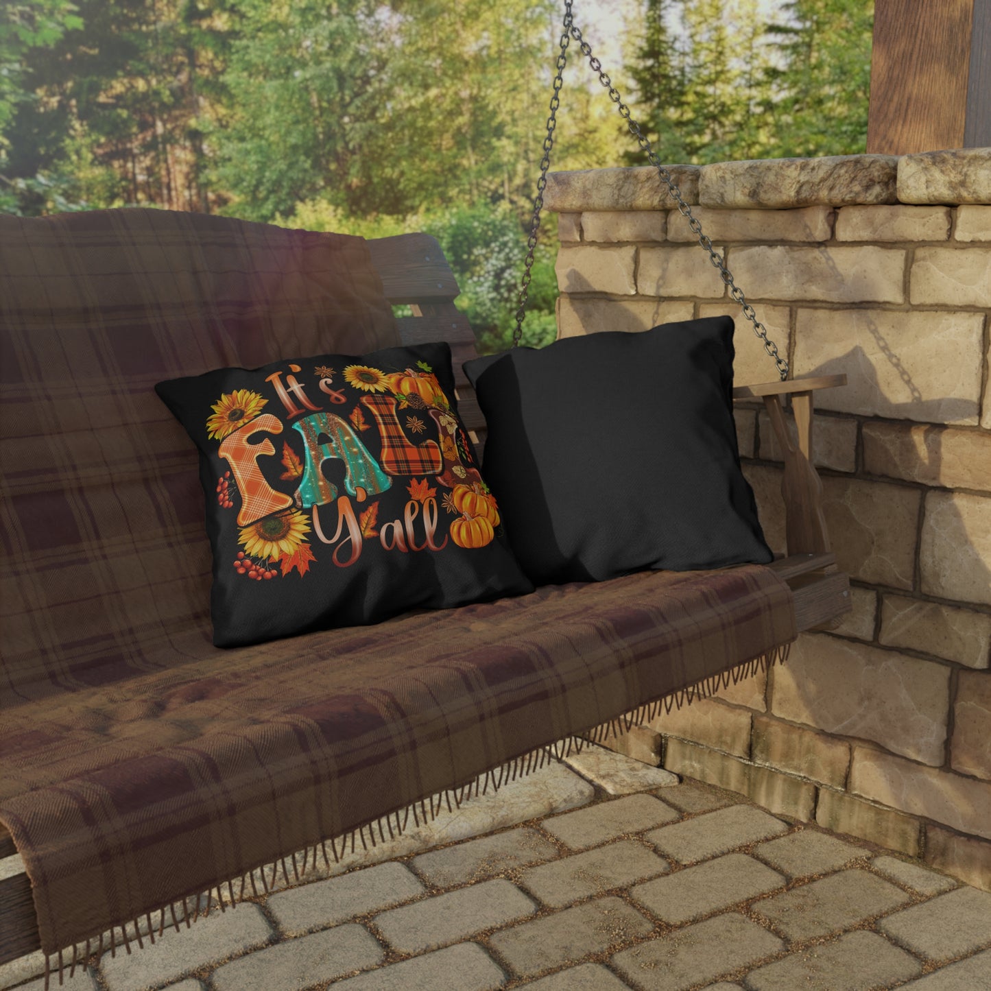 It's Fall Ya'll Outdoor Pillow