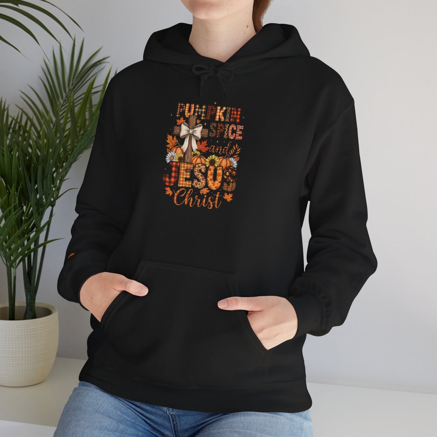 Pumpkin Spice and Jesus Christ Fall Hoodie