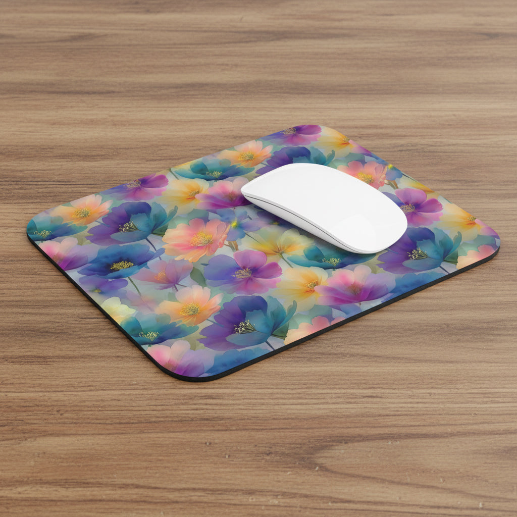 Floral Watercolor Mouse Pad