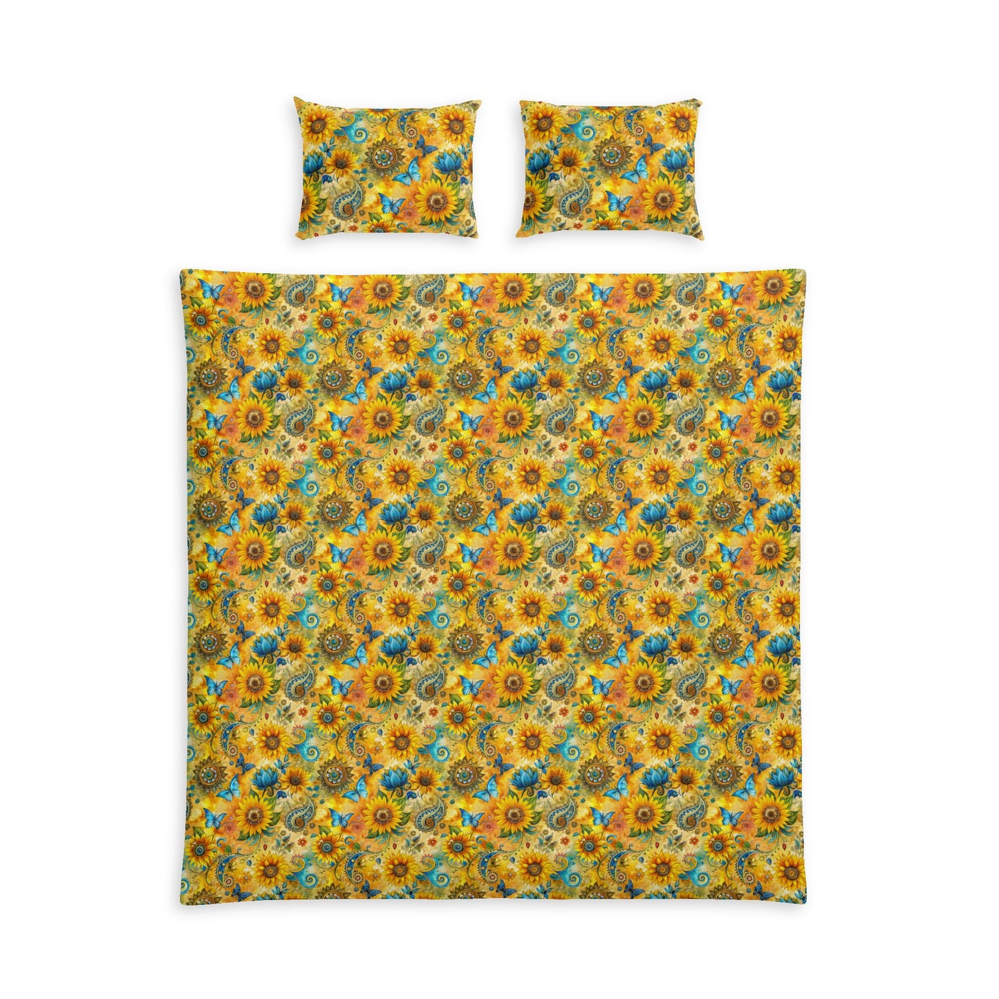 Sunflower Bloom Cotton Bed Set